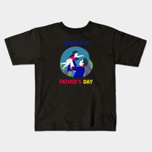 fathers day fun design Kids T-Shirt